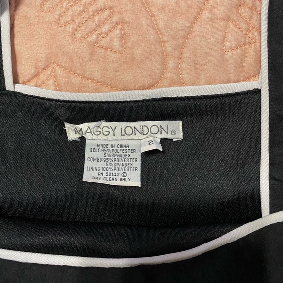 Maggie London square neck dress, size 2 - Picture 2 of 5